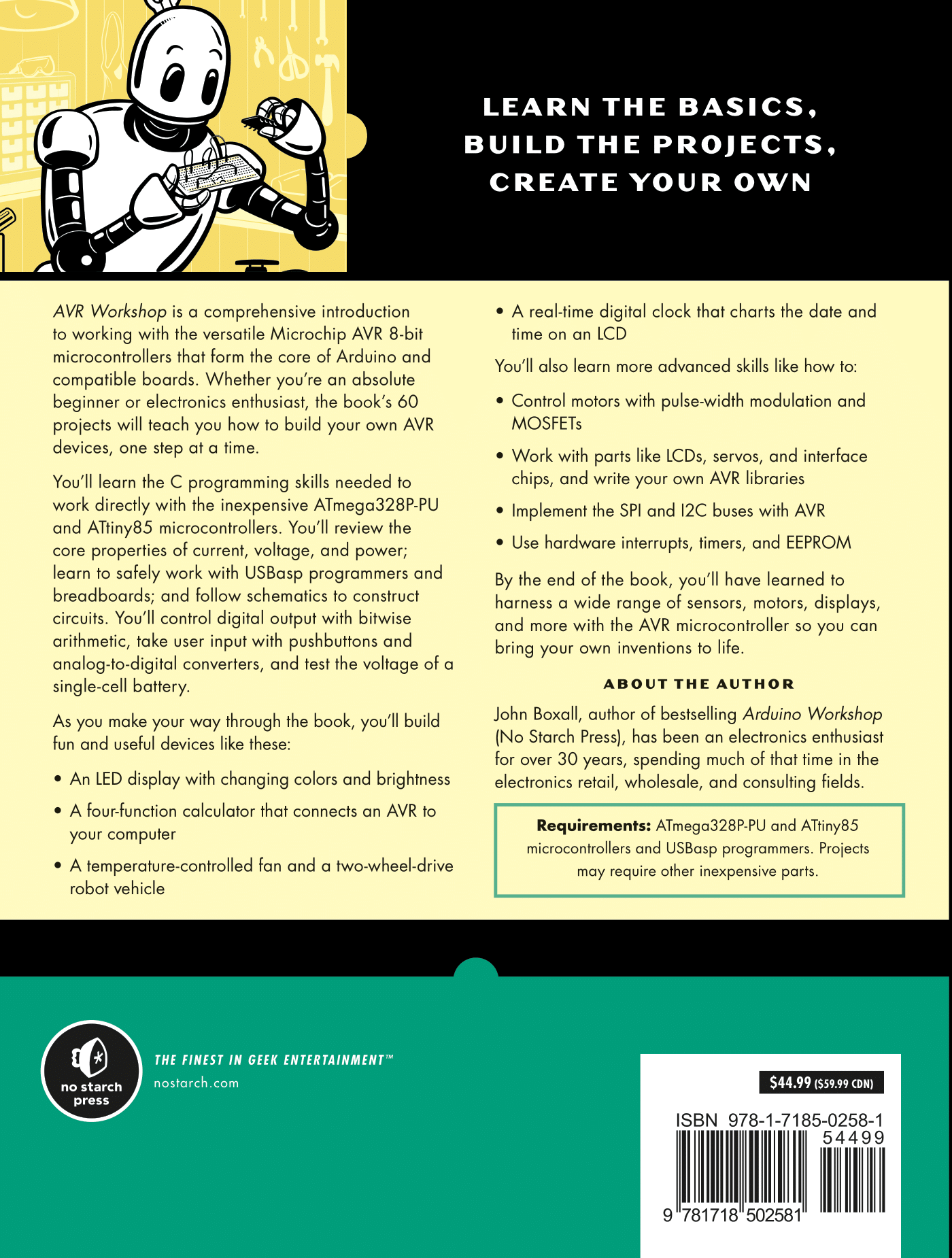 AVR Workshop back cover AVR Workshop back cover