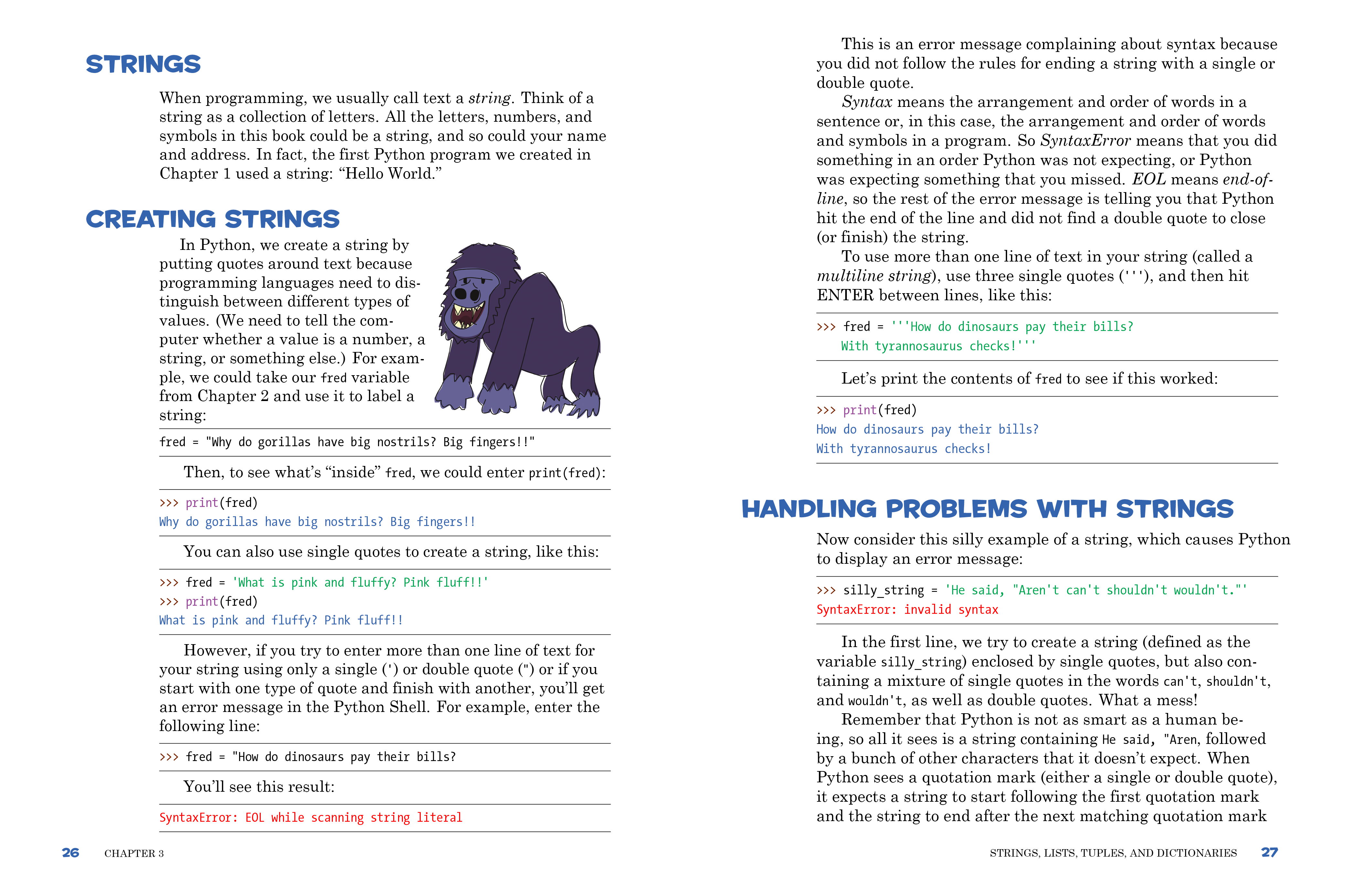 Python for Kids, 2nd Edition spread Python for Kids, 2nd Edition spread