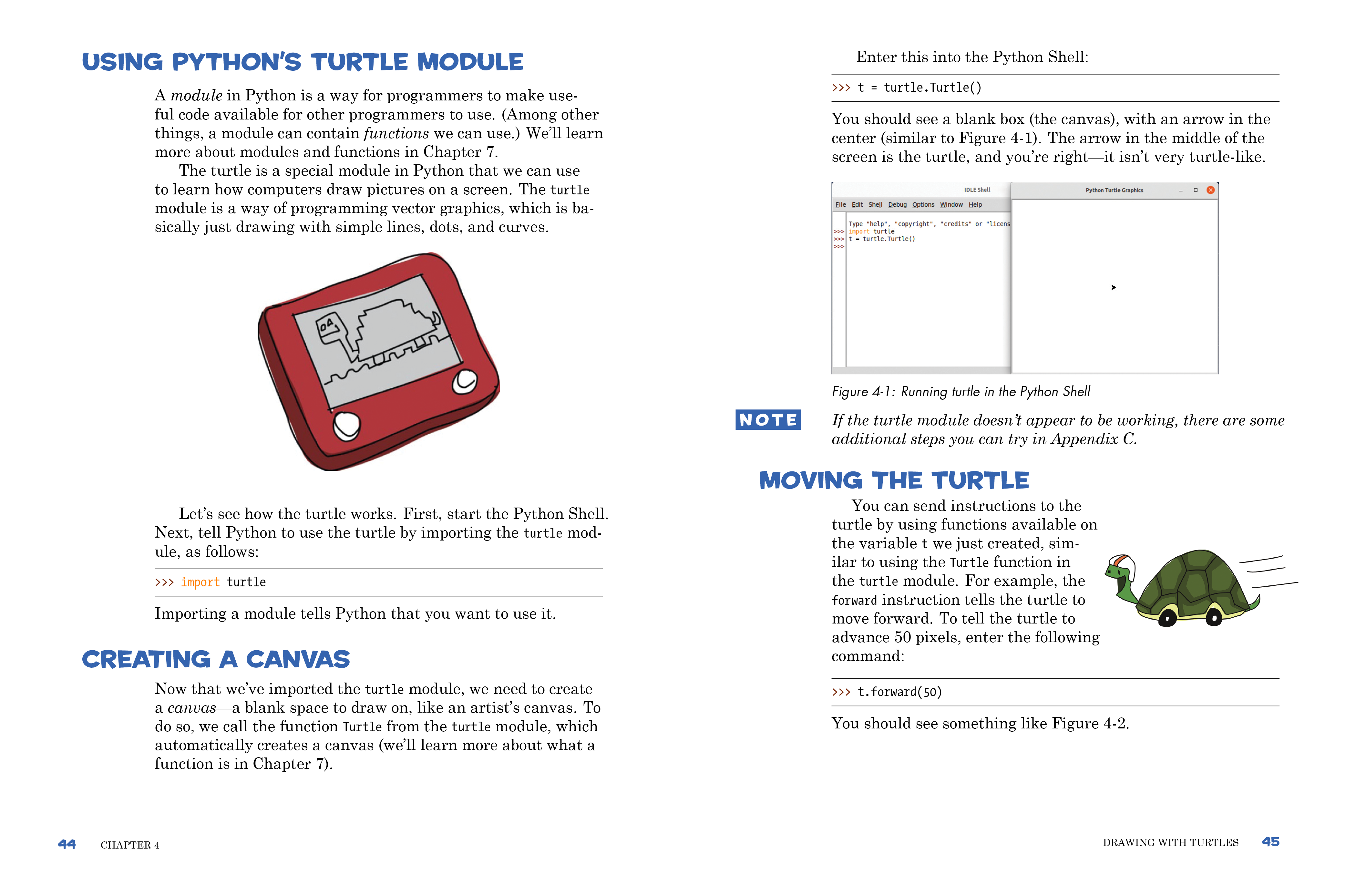 Python for Kids, 2nd Edition spread Python for Kids, 2nd Edition spread