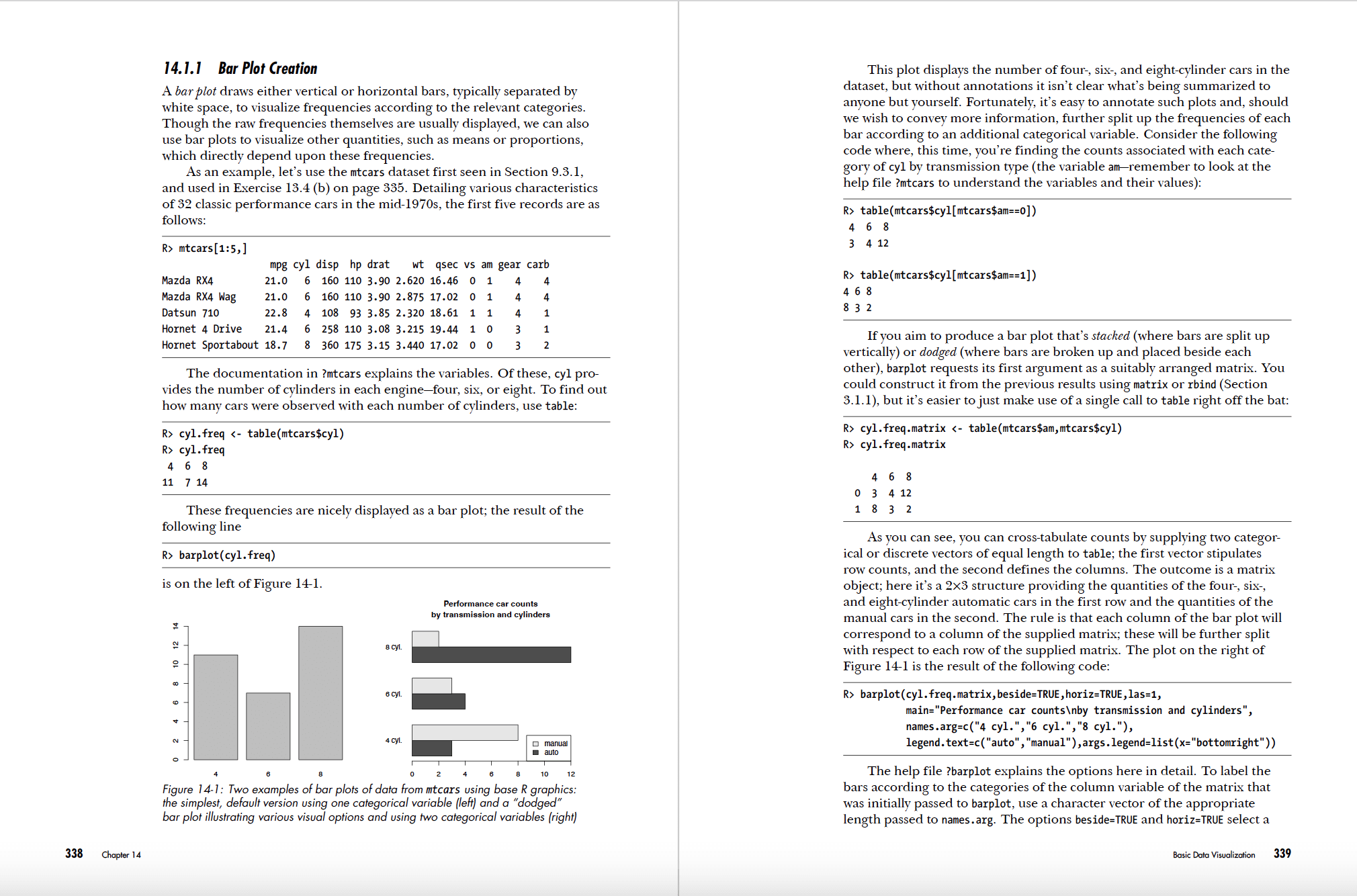 The Book of R, 2nd Edition pages 338-339 The Book of R, 2nd Edition pages 338-339