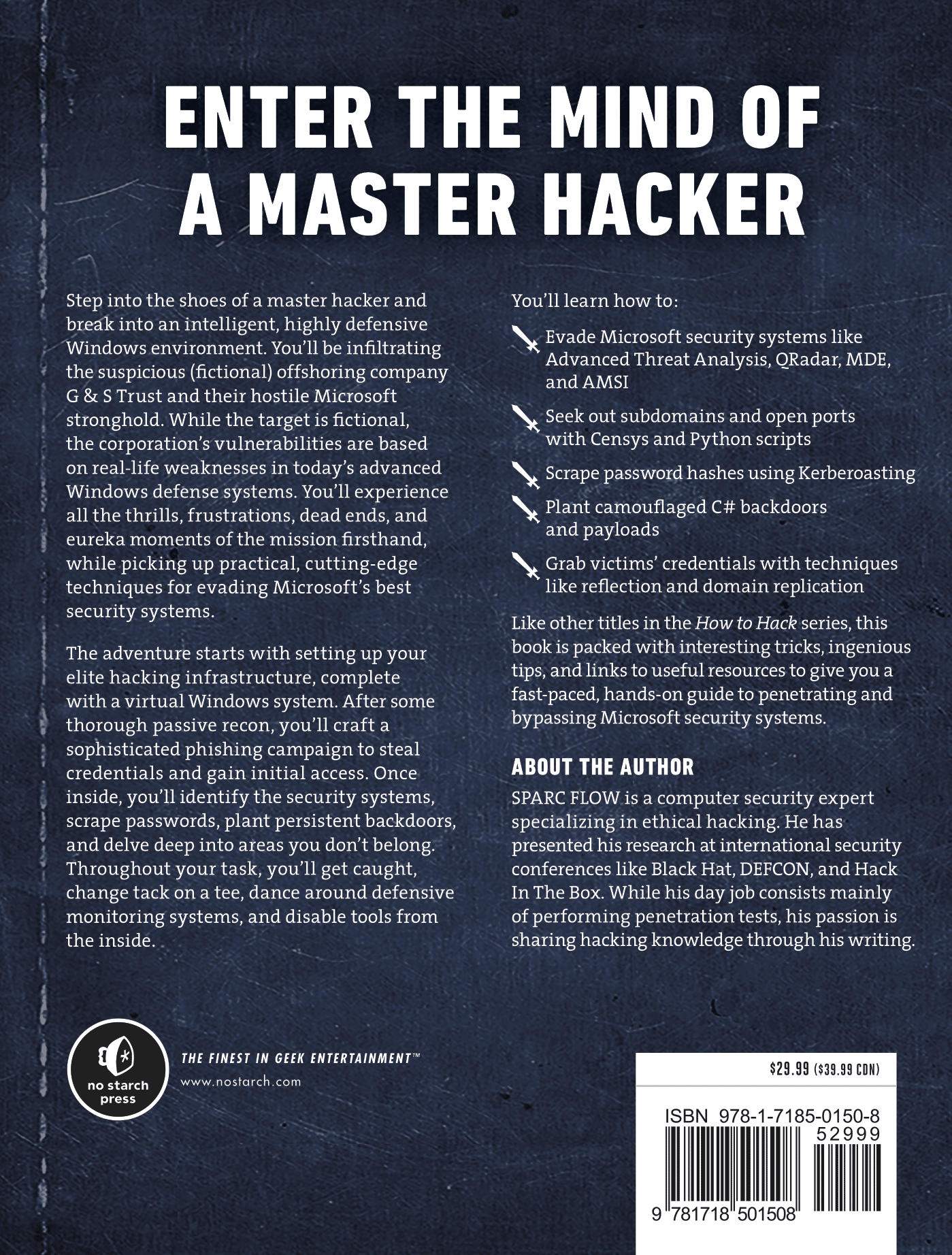 How to Hack Like a Legend Back Cover How to Hack Like a Legend Back Cover