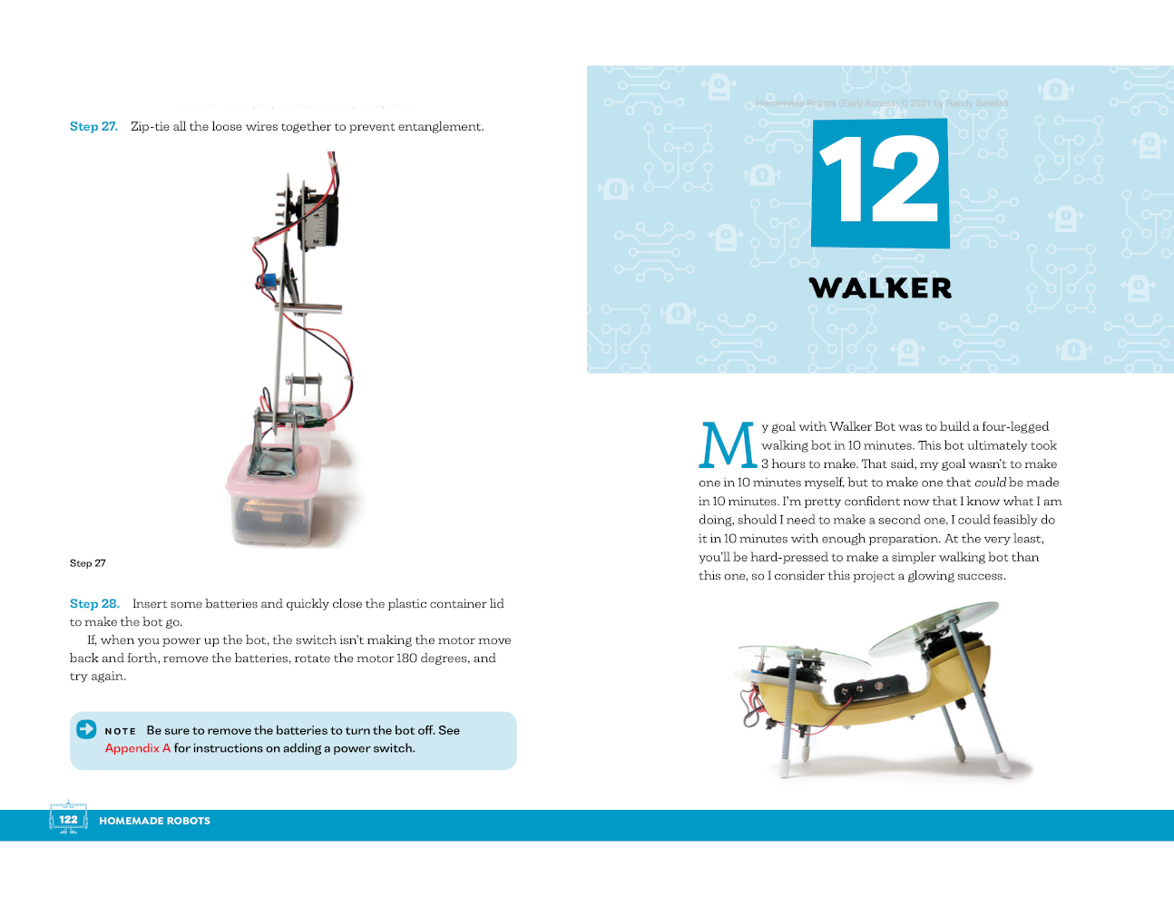 Homemade Robots, Pages 122-123 Homemade Robots , Pages 122-123