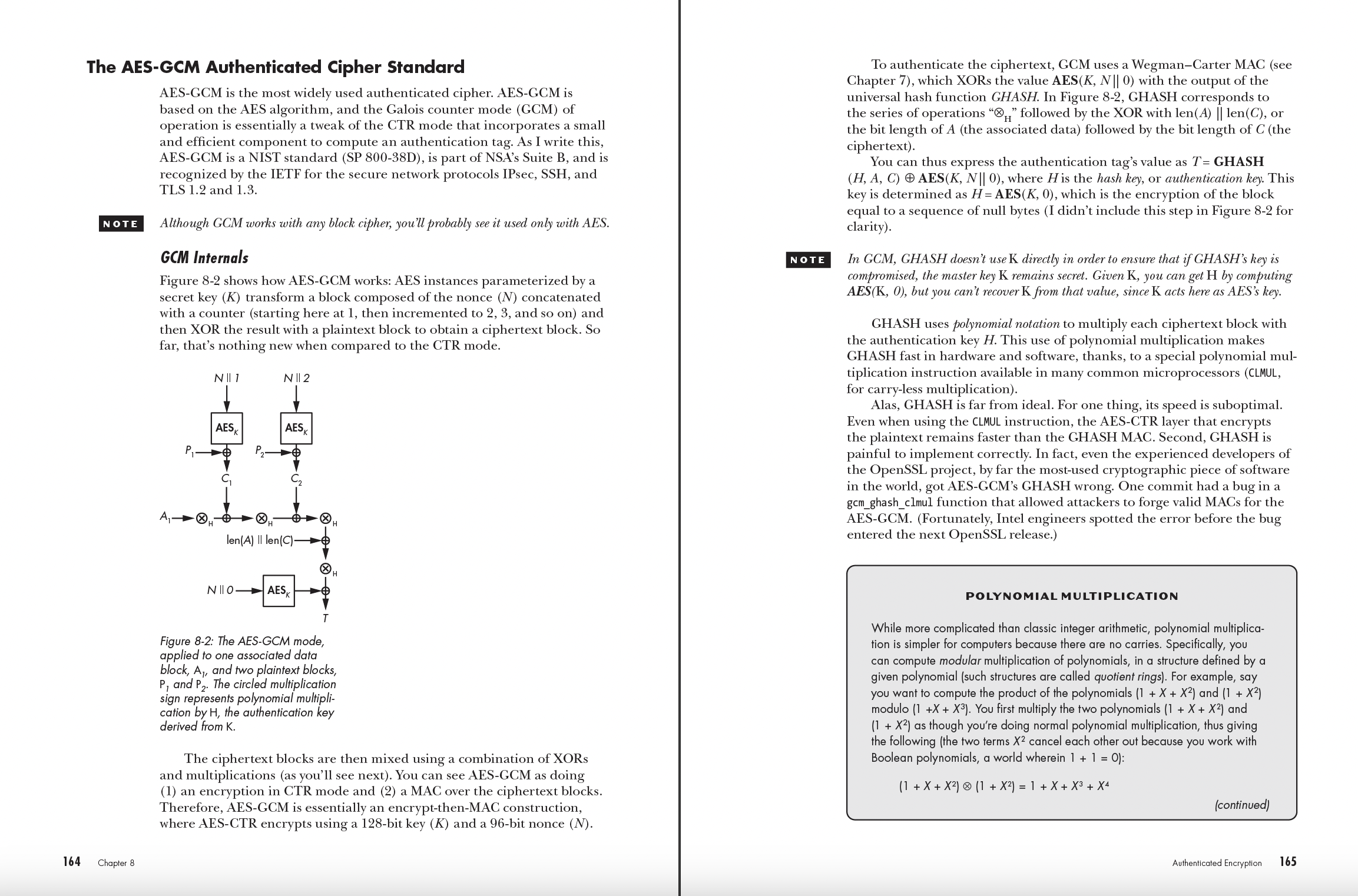 Serious Cryptography, 2nd Edition pages 164–165 Serious Cryptography, 2nd Edition pages 164-165
